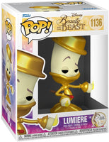 Funko Pop! DISNEY BEAUTY & THE BEAST 30TH ANNIVERSARY LUMIERE #1136 with Pop Protector