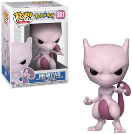 Pokemon Mewtwo Pop! Vinyl Figure #581 with pop protector