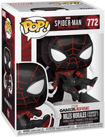 Spider-Man Miles Morales Game Advanced Tech Suit Pop! Vinyl Figure # 772 with pop protector