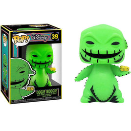 The Nightmare Before Christmas Oogie Boogie Blacklight Pop! Vinyl Figure # 39 with pop protector