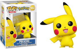 Pokemon Pikachu Waving Pop! Vinyl Figure #553 with pop protector