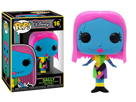 The Nightmare Before Christmas Sally Blacklight Pop! Vinyl Figure # 16 with pop protector