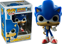Sonic the Hedgehog with Ring Pop! Vinyl Figure # 283 with pop protector