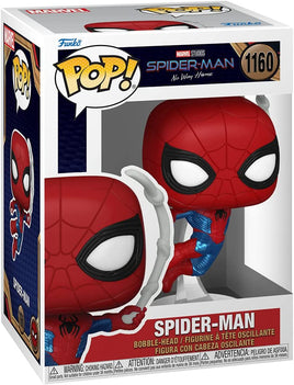 Funko Pop! Marvel: Spider-Man: No Way Home - Spider-Man in Finale Suit 1160 with pop protector