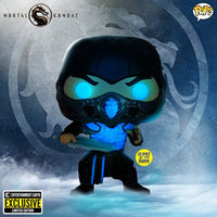 Mortal Kombat Sub-Zero Glow in the Dark Pop! Vinyl Figure # 1057 with pop protector