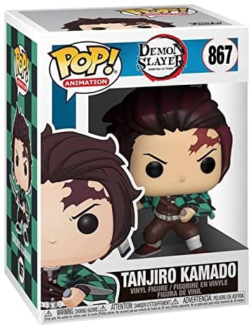 Funko POP Animation: Demon Slayer Tanjiro Kamado # 867 comes with