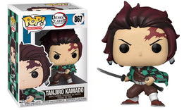 Funko POP Animation: Demon Slayer Tanjiro Kamado # 867 comes with pop protector