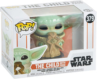 Star Wars: The Mandalorian The Child with Frog Pop! Vinyl Figure # 379 with pop protector