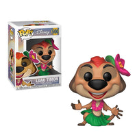 The Lion King Luau Timon Pop! Vinyl Figure #500 pop comes with protector