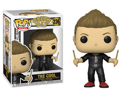 Green Day Tre Cool Pop! Vinyl Figure # 236 with pop protector
