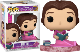 Disney Ultimate Princess Belle Pop! Vinyl Figure # 1021 with pop protector