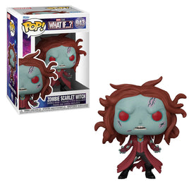 What If Zombie Scarlet Witch Pop! Vinyl Figure # 943 pop comes with protector